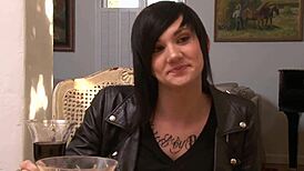 riley reid and nikki hearts kiss and lick shaved pussies at party