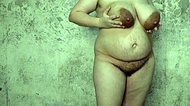 milf wife masturbates in old house fantasizing stranger creampie