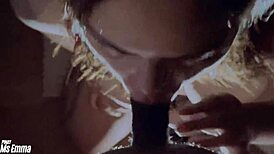 my cheating wife sucks my friend's cock and swallows his load