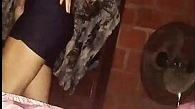 Colombian teen niece leaks steamy masturbation video undressing sensually