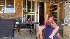 my friend's wife cheats licks my cock outdoor clothed cunilingus she's real cumslut