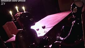 Sebastian Faces Sofia's Solo Strapon Domination and Facial Cumshot Frenzy