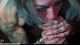 New Punk Neighbor Skarlit Angel Craves Black Cock Deepthroat