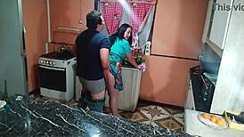 when you've got a horny fat asian wife you gotta fuck her in the kitchen quickie