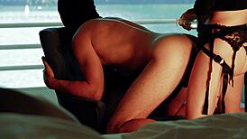 femdom bends alpha male over for huge strap-on ass pounding suck cock 🍆👑💦