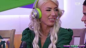 Hey, Little Puck and stepson Mike chat with Madison Blaze on hottest podcast fuck session?