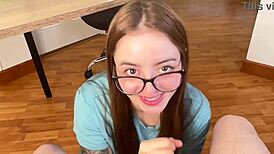 Game Night Win Gets Cute Stepsis Alicia Hall's Sloppy Facial Cumshot