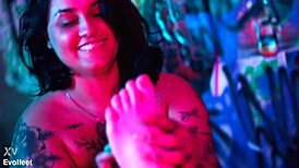 Acidalias First-Time Lesbian Foot Worship Licking Sucking Toes Barefoot Femdom Tickling
