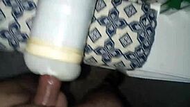 Moroccan Hottie Jerks Monster Cock