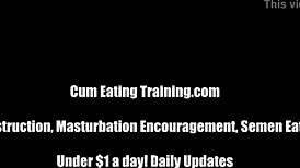 i can't believe you're jerking off for me now eat that cum like a good boy