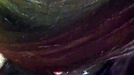 brunette stepsis gives superhead deepthroat on monster cock