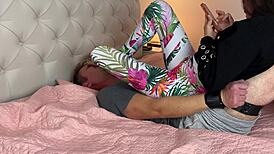 what if asian feet own a bound foot slave?