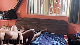 tall lizzy rides african husband's huge cock in itxqueen foursome