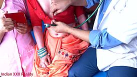 indian doctor tempts horny mother-in-law patient in hospital