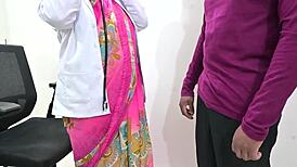 doc ria grabs my cock teases tits then fucks patient hard in hospital room