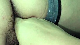 close inspection of my chubby latina student's juicy hairy pussy