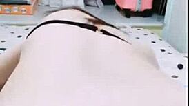 taiwanese beauty snaps selfies flashing huge white tits and juicy pussy in raw asian homemade tease!