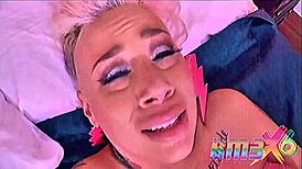 Peaches Presley Savors Thick Cream in Sultry Interracial Play