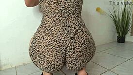 oh man my indian stepsis big ass shakes during naked yoga cameltoe workout in 4k