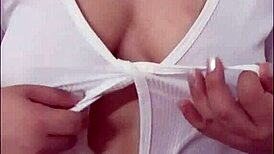 Teacher walks no bra public playing her big tits