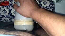 Moroccan Hottie Jerks Monster Cock