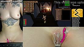 twitch egirl teases with tropical monster play and sticky cum surprise on her spot