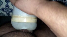 Moroccan Hottie Jerks Monster Cock