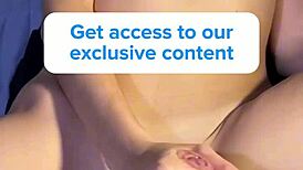 Girlfriend Rides Cock Doggystyle Bent Over Spreading in Dorm Room Cum Belly Fill