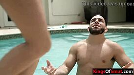 hey step bro caught me rubbing my pussy underwater... now fuck me leana lovings