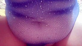 blonde latina milf rips clothes off juicy wet pussy dildo fuck squirt orgasm explosion!