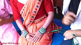 indian doctor tempts horny mother-in-law patient in hospital