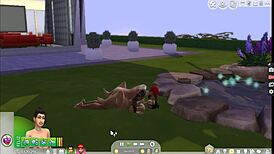 whoa sims crossdressers banging hard outside damn 😏🔥😂
