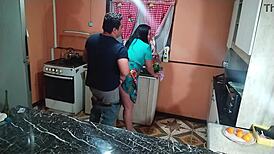 when you've got a horny fat asian wife you gotta fuck her in the kitchen quickie