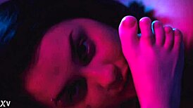 Acidalias First-Time Lesbian Foot Worship Licking Sucking Toes Barefoot Femdom Tickling