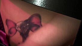 short haired punk slave laureen van b finger toys and fucks cock hard in car cage bdsm