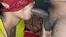 newly married desi BHABHI gives BEST BLOWJOB to husband