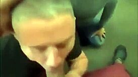 Husband Watches Wife Suck Black Cock in Threesome