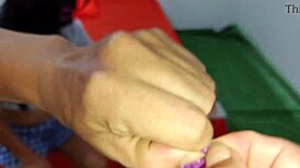 heart pounding from dirty latina's wild sexology lessons full of lust