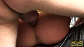 this tattooed british slut in fishnets gets roughly pounded by her dom