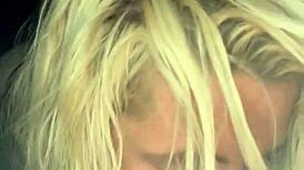 pretty hooker deepthroats cock in car at night swallows cum spits it back on dick then sucks again 😈💦