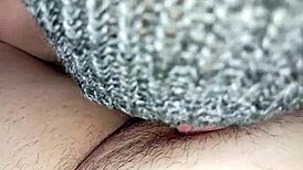 my horny neighbor's juicy pussy gets the best licking while she moans on the street