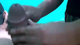 Your sexy latina ex massages you sensually with thick cream