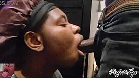 made him cum sloppy deep in my mouth before work pov