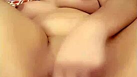 Deep vegetable ass fuck makes her moan loud