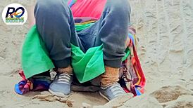 desi wife in saree strips slow fingers her hairy pussy first time