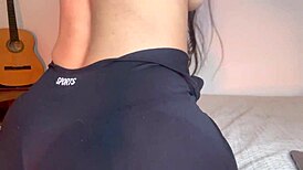 naughty inked fit body spreads pussy and pink soles for you