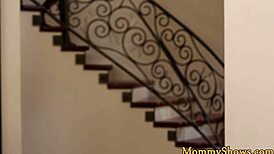 classy milf gets her face sat on by stepdaughter 😍 lesbian queening action