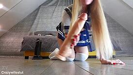 Watch This Pussy Get Totally Destroyed In Steamy Sailor Moan Livestream!