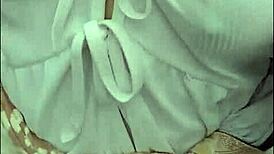 Teacher walks no bra public playing her big tits