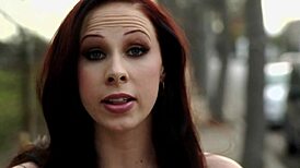 White big-titted woman rides black cock